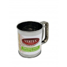Кружка-сито для муки (металл) Vertex объём 425гр /Vertex/