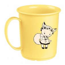 Кружка детская 0,18л с декором жёлтый /БП/