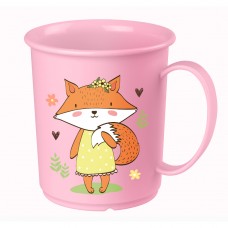 Кружка детская 0,18л с декором розовый /БП/