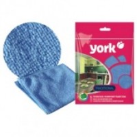 Салфетка для окон микрофибра 30*30см /York/
