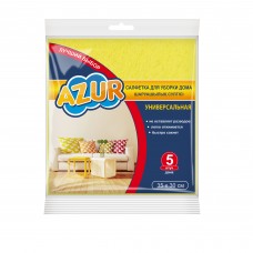 Салфетка хозяйственная 35*30см 5шт Домашняя /Azur/