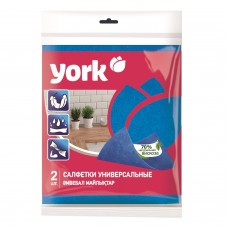 Салфетка хозяйственная вискоза 35*40см 2шт /York/
