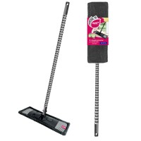 Швабра плоская Классик Пепита рукоятка 130см телескоп /York/ Швабра плоская Классик Пепита рукоятка 130см телескоп /York/