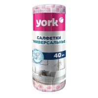 Салфетка хозяйственная в рулоне 25*40см 40шт Тюльпан /York/ Салфетка хозяйственная в рулоне 25*40см 40шт Тюльпан /York/